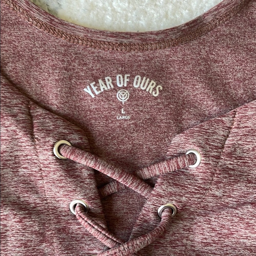 Year of Ours Set- Football Bra & Biker Shorts - Picture 8 of 11